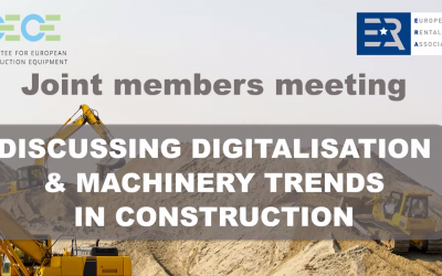 ERA and CECE discuss digitalisation & machinery trends in construction