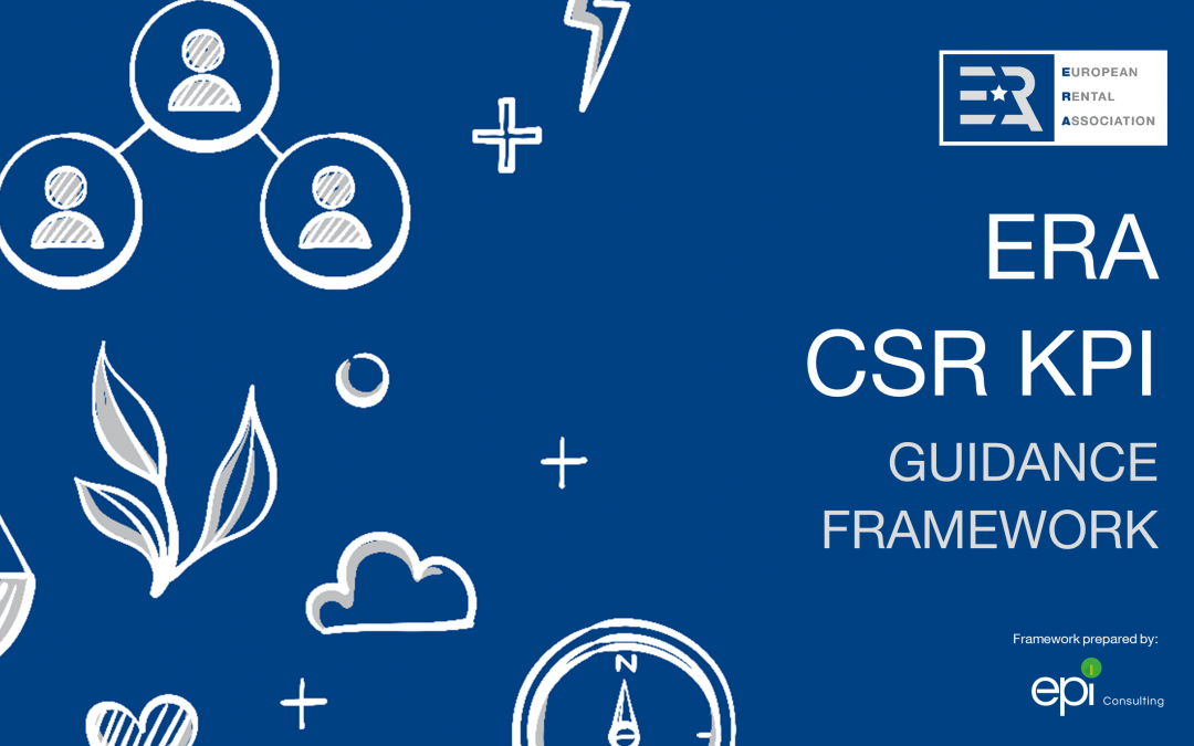 New ERA CSR KPI Guidance Framework to help rental companies improve sustainability ‎performance and reporting