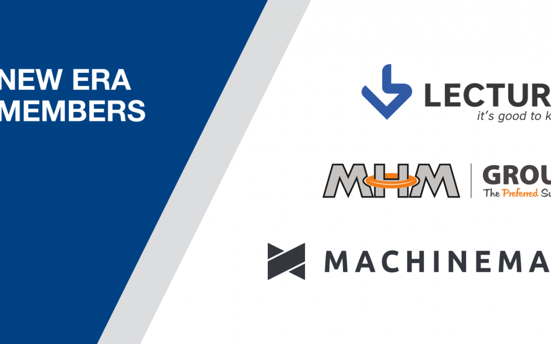 Welcome to the new ERA members – LECTURA, MachineMax and MHM Group‎