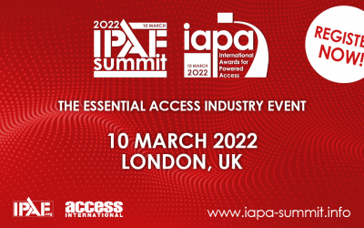 IPAF Summit and International Awards for Powered Access 2022