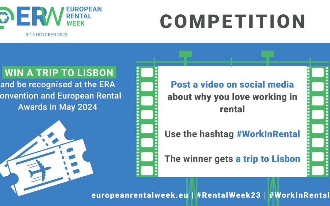 ERA announces European Rental Week competition for rental employees
